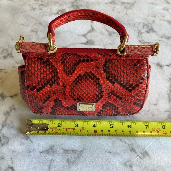 Red Python Miss Sicily Dolce & Gabbana - Picture 4 of 10